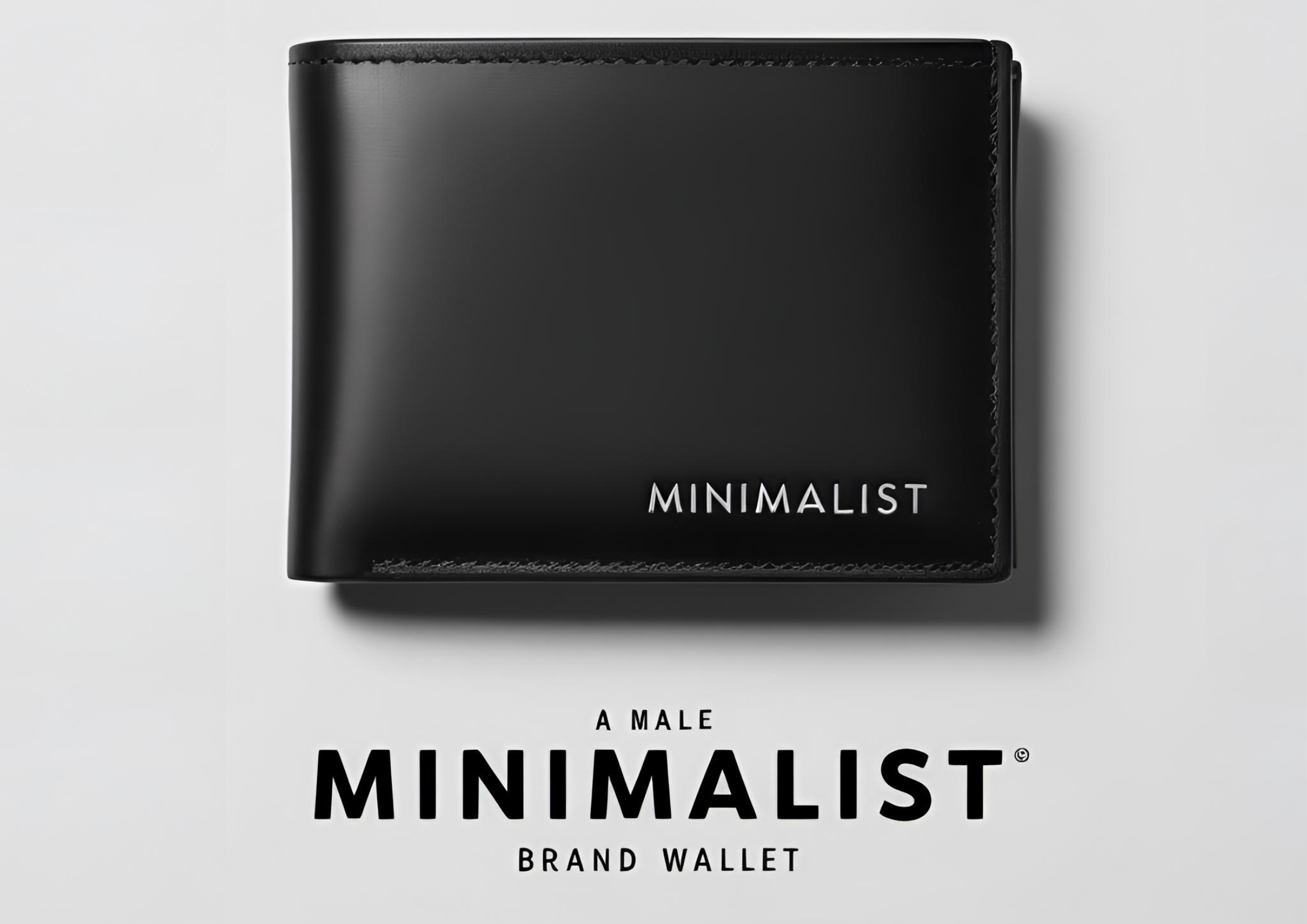 minimalist wallet men black